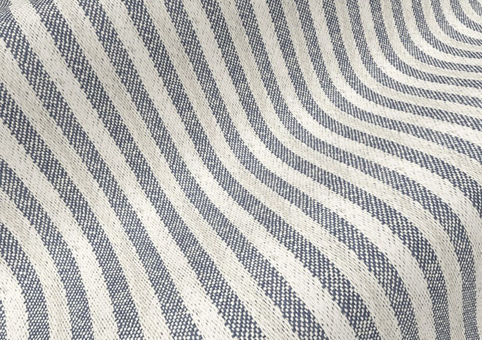 Emily Bond Oscar Stripe, Indigo - Twist&Fit Roller Blind - Image 4